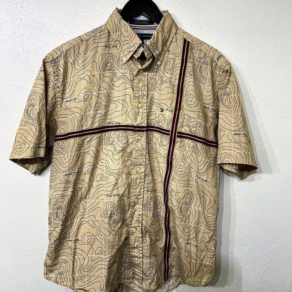 Tommy Hilfiger map print